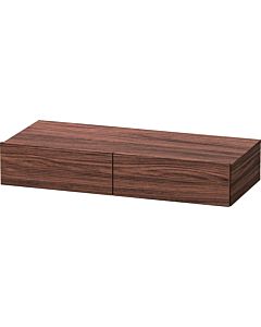 Duravit DuraStyle drawer shelf DS827002121 100 x 44 cm, 2 drawers, dark walnut, with console support