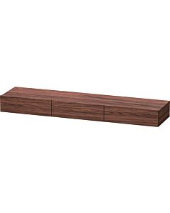 Duravit DuraStyle drawer shelf DS827302121 180 x 44 cm, 3 drawers, dark walnut, with console support