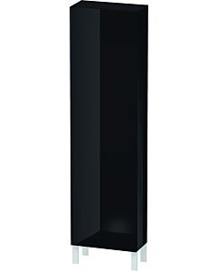 Duravit L-Cube LC1171L4040 50x24,3x176cm, porte à gauche, noir brillant