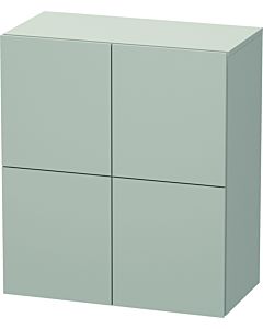 Duravit L-Cube medium tall cabinet LC117700707 70x36.3x80cm, 2 doors, concrete gray matt