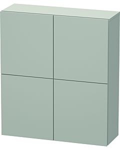 Duravit L-Cube medium tall cabinet LC116700707 70x24.3x80cm, 2 doors, concrete gray matt