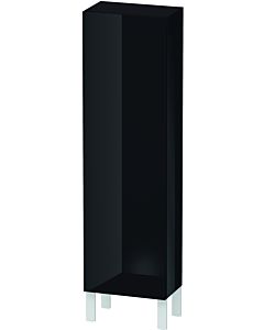 L-Cube Duravit tall cabinet LC1168R4040 40x24.3x132cm, door on the right, black high gloss