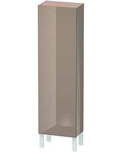 L-Cube Duravit high cabinet LC1168R8686 40x24.3x132cm, door on the right, cappuccino high gloss