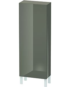 L-Cube Duravit tall cabinet LC1169R8989 50x24.3x132cm, door on the right, flannel gray high gloss