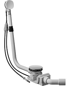 Duravit Quadroval waste and overflow set 791246000001000 , chrome, for Shower + Bath