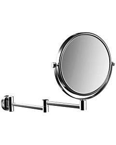 Emco Pure miroir de rasage / cosmétique 109400110 Ø 200 mm, grossissement 3x, rond, à deux bras, chromé