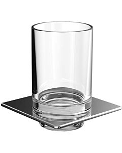 Emco support en verre Art 162000102 chromé , verre cristal clair