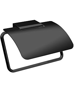 Emco Flow paper holder 270013301 black, with lid