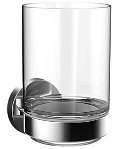 Emco Round Glashalter 432000100 chrom, Kristallglas klar