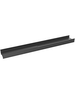 Emco Aura bath/towel holder 856013402 800 mm, shelf left, slot right, matt black