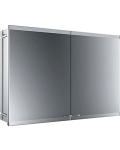 Emco Asis Evo Armoire de toilette éclairée encastrée 939707015 1000x700mm, 2 portes, avec système d&#39;éclairage, avec radiateur de rétroviseur