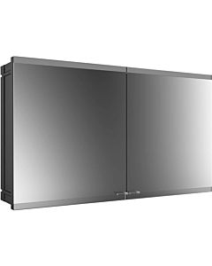 Emco Asis Evo Unterputz-Lichtspiegelschrank 939713316 1200 x 700 mm, 2-türig, schwarz, mit lightsystem, ohne Spiegelheizung
