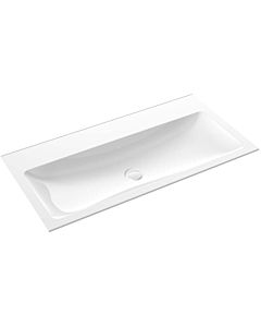 Emco Asis mineral cast guest washbasin 957711432 white, Ø 1000 mm, without overflow, with 2 tap holes