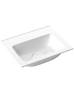 Emco Asis lavabo invité en fonte minérale 957711442 blanc , Ø 400 mm, sans trop-plein, avec 2 trous pour robinetterie