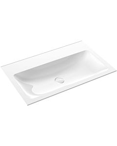 Emco Asis lavabo invité en fonte minérale 957711482 blanc , Ø 800 mm, sans trop-plein, avec 2 trous pour robinetterie