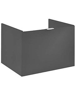 Emco Waschtisch-Unterschrank 958327523 schwarz, 60,8 x 44 x 47,5 cm, Auszug