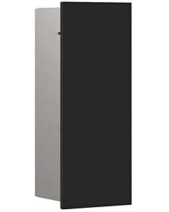 Emco Asis Pure Unterputz-Toilettenbürsten-Modul 975551405 170x435mm, Anschlag rechts, schwarz matt