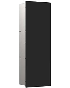 Emco Asis Plus flush-mounted cabinet module 975551407 250x730mm, hinged on the right, matt black