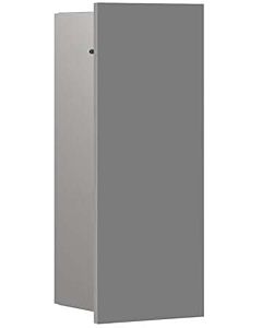 Emco Asis Pure module de brosse WC à encastrer 975551505 170x435mm, arrêt à droite, gris diamant