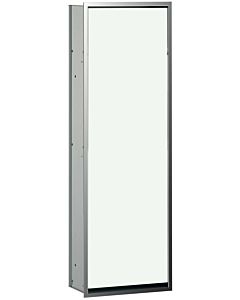 Emco Asis module 300 module d&#39;armoire 977027863 chromé / optiwhite, porte vitrée, modèle à encastrer