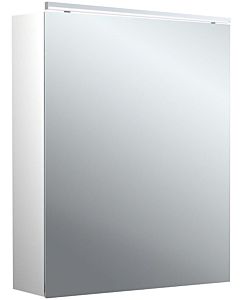 Emco pure 2 Classic armoire à miroir éclairée en saillie 979705501 600x729mm, avec éclairage supérieur à LED, porte 2000 , aluminium