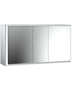 Emco Loft surface-mounted illuminated mirror cabinet 979805122 1600x733mm, LED, 3 doors, aluminium/ Spiegel