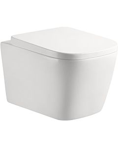Fukana Wall WC Blanc sans monture, Softedge, Washdown