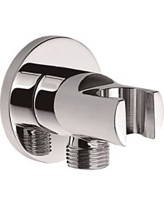Fukana stile wall connection bend 25517750 chrome, round, with Halter , 2000 / 2 &quot;