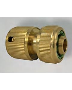 Fukana hose connector with water stop 33041 2000 /2&quot;, for Gardena, brass