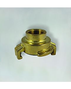 Fukana quick coupling with internal thread 33108 brass, 2000 /4&quot; IG (internal approx. 11.5mm), Geka compatible