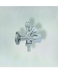 Fukana combination angle valve 2000 /2&quot; 52213 2000 /2&quot;, self-sealing, chrome-plated