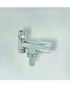 Fukana washing devices double angle valve 52240-K plastic nozzle, 2000 /2&quot;, chrome-plated