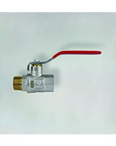 Fukana ball valve 3/4&quot; 53062-R AG x IG, steel handle