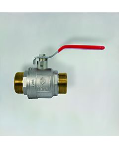 Fukana ball valve 2000 &quot;53293-R red, AG x AG, steel lever handle