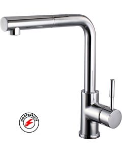 Fukana style kitchen faucet 82160750 chrome, low pressure, with dish shower