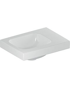 Geberit iCon light lave-mains 501830003 38x28cm, sans trou pour robinetterie, sans trop-plein, blanc