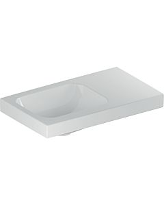Geberit iCon light lave-mains 501832003 53x31cm, sans trou pour robinetterie, sans trop-plein, avec blanc