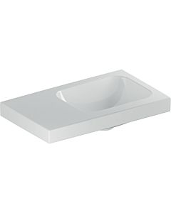 Geberit iCon light Handwaschbecken 501833003 53x31cm, ohne Hahnloch, ohne Überlauf, mit Ablagefläche, weiß