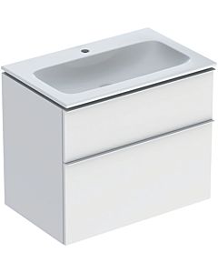 Geberit iCon furniture vanity set 502332013 75x63x48cm, white / KeraTect, matt white, matt white handle