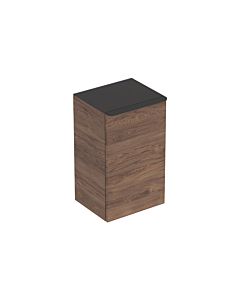 Geberit Smyle Square Seitenschrank 500360JR1 links, 36x60x32,6cm, Holzstruktur Nussbaum hickory, 1 Tür