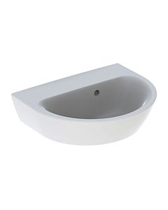 Geberit Renova Handwaschbecken 500495018 45 x 36 cm, weiß/KeraTect, ohne Hahnloch, mit Überlauf