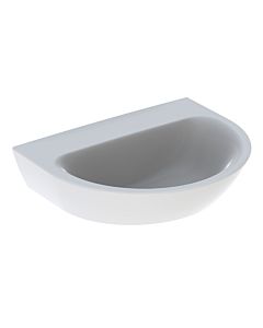 Geberit Renova hand washbasin 500577018 50 x 40 cm, white / KeraTect, without tap hole, without tap hole