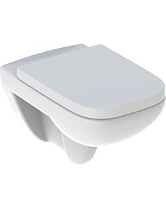 Geberit Renova Plan Set Wand-Tiefspül-WC mit WC-Sitz 500817001  spülrandlos, eckig, weiß