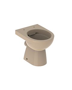 Geberit Renova sur Geberit WC match1 WC horizontale, forme partiellement fermée, sans rebord, beige Bahama