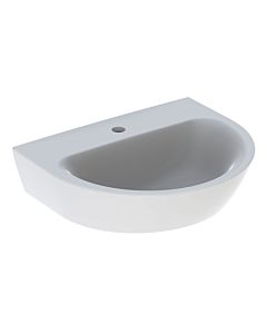 Geberit Renova washbasin 500578018 55 x 45 cm, white / KeraTect, with tap hole, without overflow