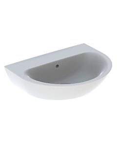 Geberit Renova washbasin 500663018 65 x 50 cm, white / KeraTect, without tap hole, with overflow