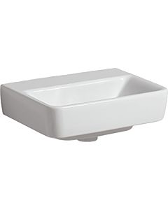 Geberit Renova Plan hand washbasin 501627001 45x34cm, without tap hole, without overflow, white
