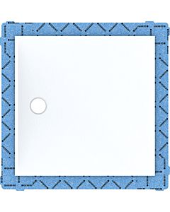 Geberit Setaplano match0 154260111 carré, blanc -alpin, 80 x 80 x 4,5 cm