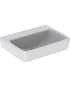 Geberit Renova Plan Handwaschbecken 501631001 50x38cm, ohne Hahnloch, ohne Überlauf, weiß