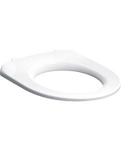 Geberit iCon WC ring 501875001 barrier-free, hinges stainless steel, white